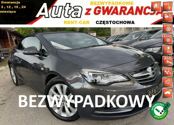 Opel Cascada 1.4Turbo OPŁACONY Bezwypadkowy Klima Navi*117.000km*Serwis GWARANCJA24