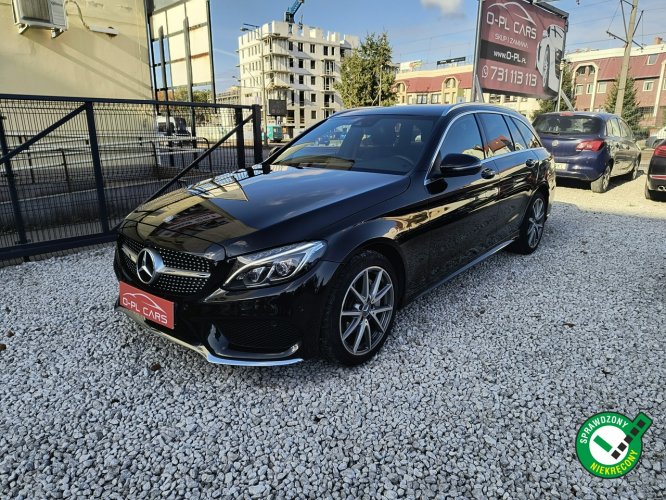 Mercedes C 220 4MATIC|pół-skóra|kamera cofania |NISKI przebieg| ALU 18 W205 (2014-2021)