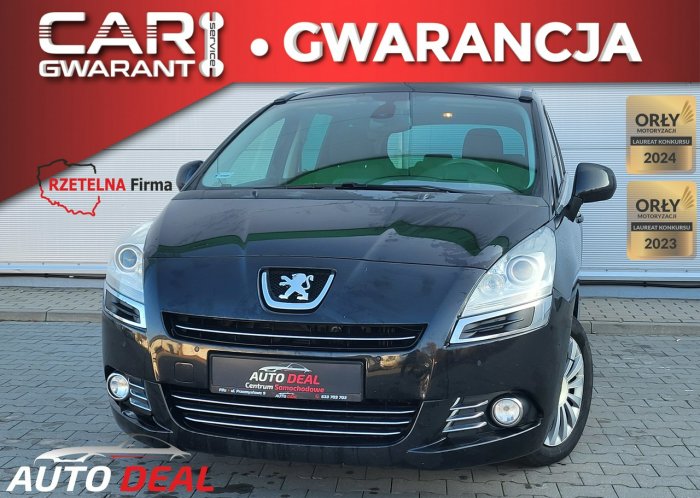 Peugeot 5008 2.0 HDI, 150 KM, 7 miejsc, Panorama, Nawigacja, Gwarancja, Auto Deal I (2009-2017)