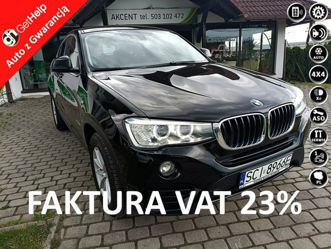 BMW X4 Salon Polska, pierwszy właściciel, lakier 100% oryginał. Serwisowany. I [F26] (2014-)