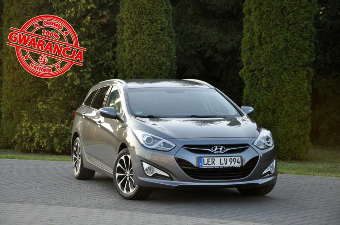 Hyundai i40 1.6i(135KM)*Led*Klimatyzacja*Welur*Reling*I Właściciel*Alu17"ASO