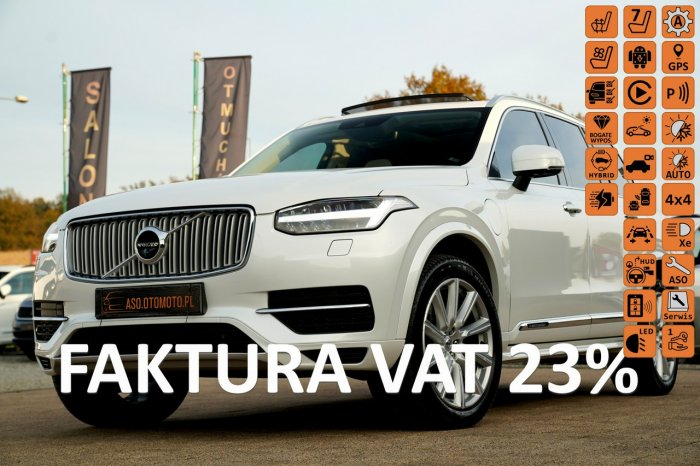 Volvo XC 90 INSCRIPTION panorama FUL LED 7-os SKÓRA nawi kamera360 pneumat hak max II (2014-)