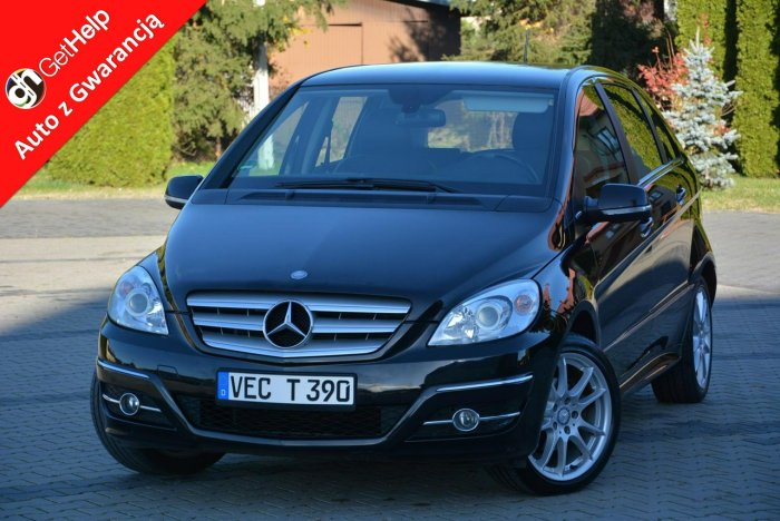 Mercedes B 180 Avantgarde Navi Skóry  *2xPark*Grzane fotele Alu 17 Nowe opony W245 (2005-2011)