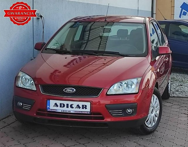 Ford Focus klima, el.szyby, wielofunkcja, 1.6 benzyna, Org.radio CD, zarejestr Mk2 (2004-2011)