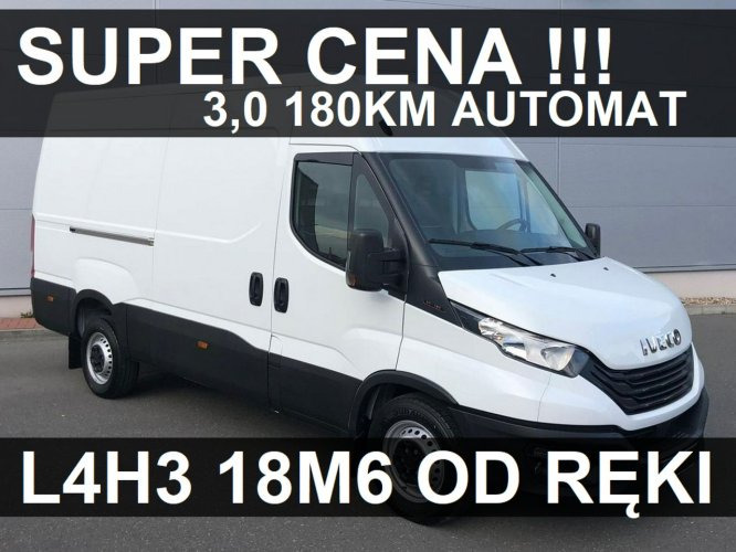 Iveco Daily 35S18 H 18m3 L4H3 Furgon Automat Kamera 180KM Od ręki Niska Cena 2271zł