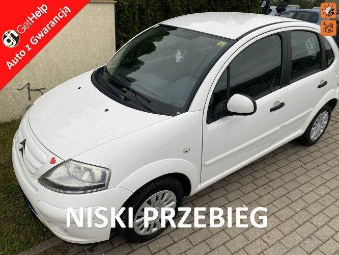 Citroen C3 Benzyna, symboliczny przebieg, klimatyzacja, isofix, el.szyby i luster I (2002-2009)