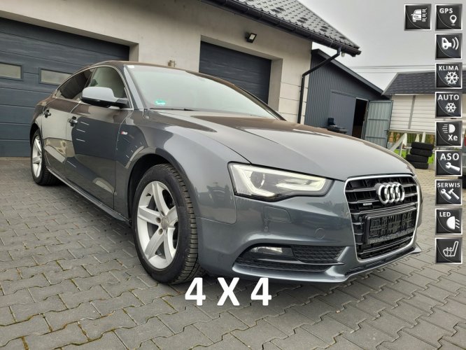 Audi A5 LIFT*s-line*quattro 4x4*manual*led*nawigacja*OPŁACONA 8T (2007-2016)