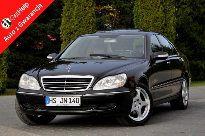 Mercedes S 350 Unikat 2-właściciel Masaże Skóry Navi Xenon Bose 2xParktr. Szyberd W220 (1998-2005)