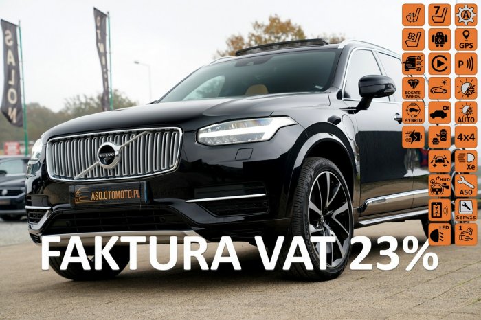 Volvo XC 90 INSCRIPTION panorama FUL LED 7-os SKÓRA nawi kamera 360 BOWERS hak max II (2014-)