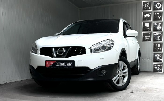 Nissan Qashqai 2.0 / 141KM Automat BOSE Nawigacja Kamera Ksenon Skóra Panorama Hak I (2007-2013)