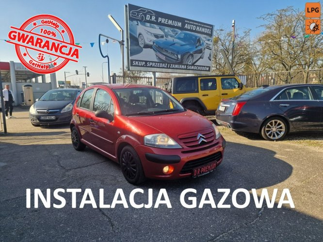 Citroen C3 1.1 Benzyna + LPG 60 KM, Klimatyzacja, Isofix, Komputer, Dwa Klucze I (2002-2009)