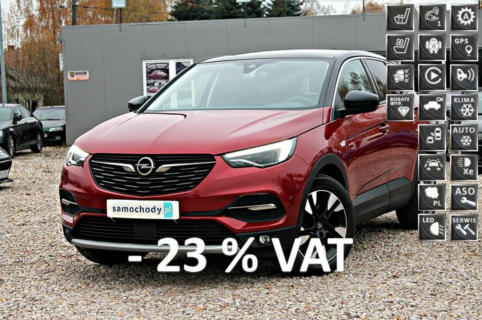 Opel Grandland X VideoPrezentacja#1,6benzyna181km#Eat8hp#Panorama#Went.Fotele#Full!!!