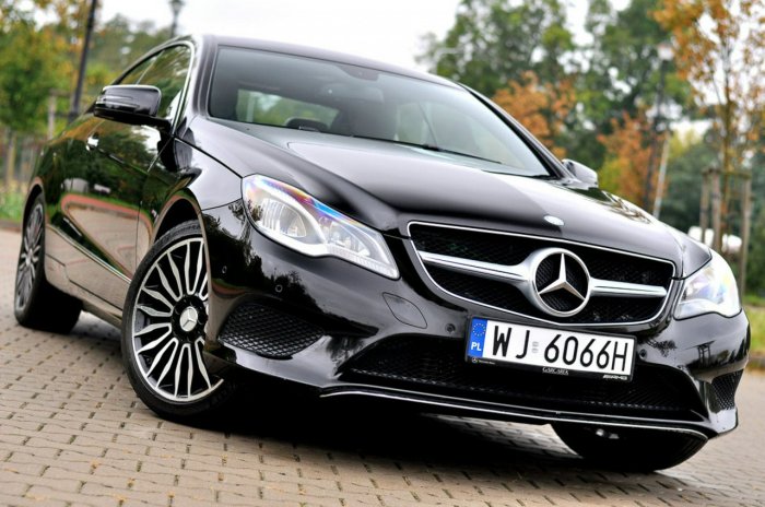 Mercedes E 200 200_2.0 184KM_Coupe_Navi_Xenon_Led_Skóra_Serwis_ W212 (2009-)