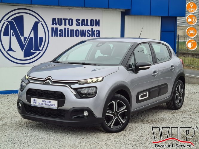 Citroen C3 6Tys.Km 1.2 110KM Navi Klimatronik Full Led PDC Asystent Pasa Tempomat III (2016-)