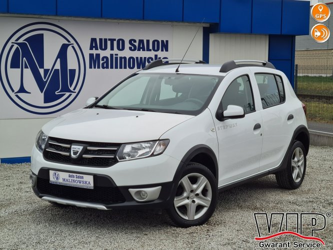 Dacia Sandero Stepway 89 Tys.Km 1.5 dCi 90KM Navi PDC Klimatyzacja Tempomat Halogeny Relingi II (2012-2020)