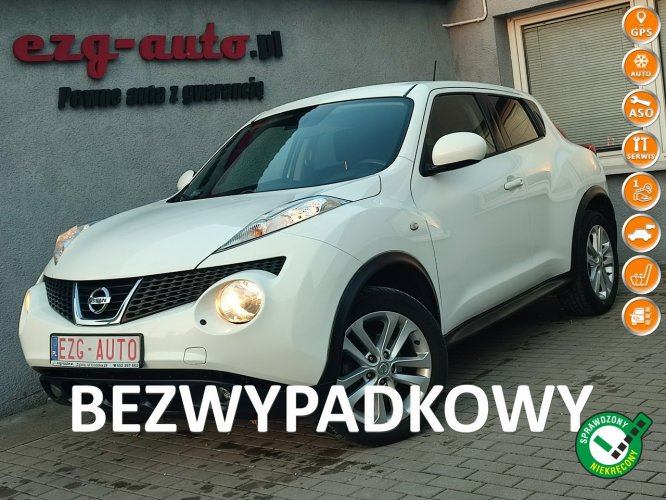 Nissan Juke Nawigacja  kamera klimatronik serwis b. ładny Gwarancja I (2010-2019)