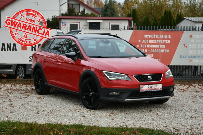 Seat Leon X-Perience 4Drive 2.0TDi 184KM DSG 2015r. SALON FullLED NAVi III (2012-)