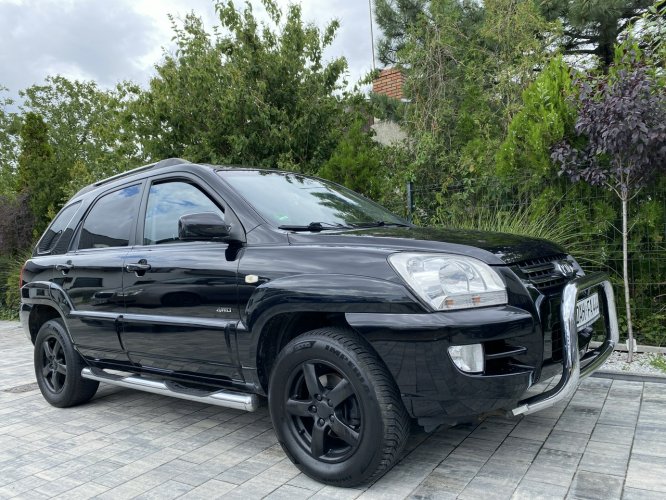 Kia Sportage 4x4 zadbana czarna z podstopnicami !!! II (2004-2010)