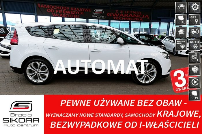 Renault Grand Scenic 7-Osób NAVI+Led 3Lata GWARANCJI 1wł Kraj Bezwypadkowy fv23% III (2016-2021)