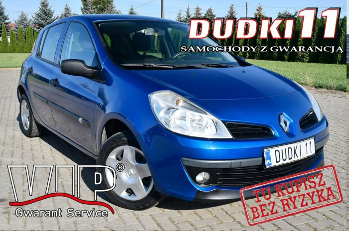 Renault Clio 1,2Benz. SERWIS, KLIMA,Centralka, El.szyby.kredyt.OKAZJA III (2005-2012)