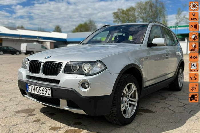 BMW X3 2,0D - 177KM, Skóra, Panorama, Nawigacja, napęd 4x4 E83 (2003-2010)