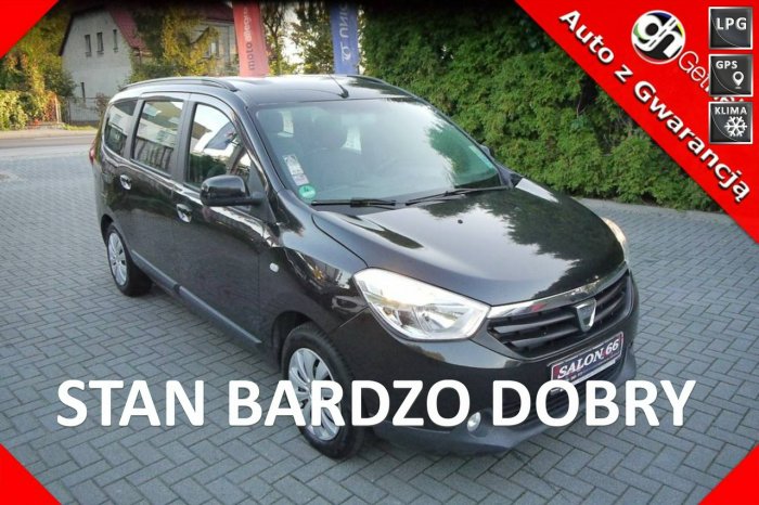 Dacia Lodgy 1.6mpi Gaz LPG Navi Skóra Stan Idealny bezwypadkowy Gwarancja 12mcy