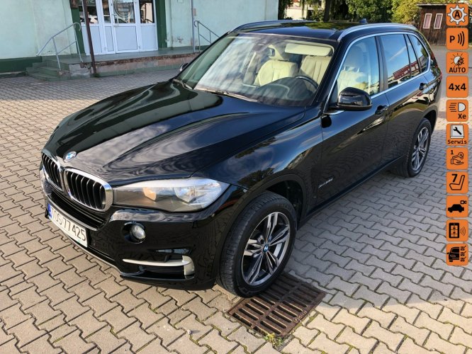 BMW X5 2.0d x25d, 7-OSOBOWY, 218KM, Skóra Alu 18", Zarejestrowany w PL F15 (2013-)