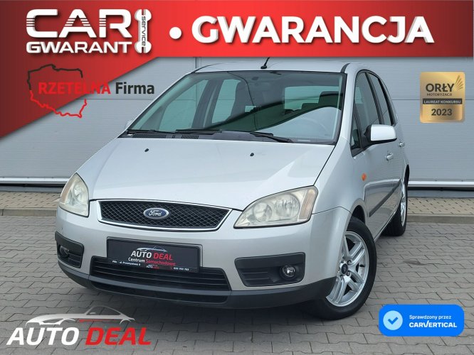 Ford C-Max 1.6 Benzyna. 116 KM, Klimatyzacja, Zadbany, Gwarancja, AUTO DEAL Piła I (2003-2010)