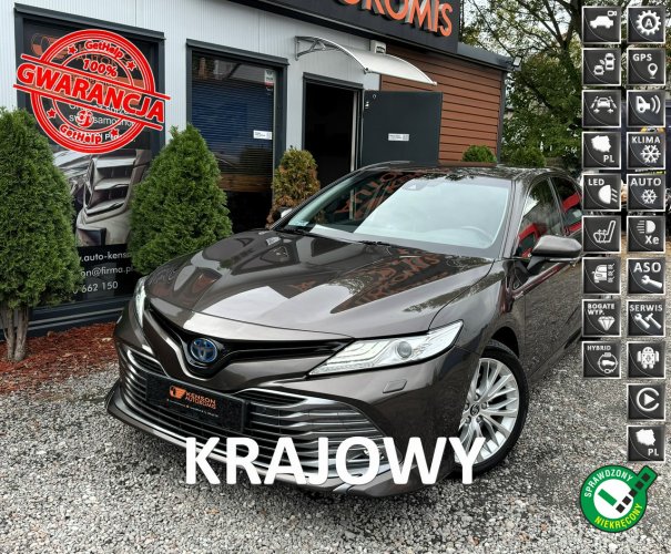 Toyota Camry Salon Polska, Bezwypadkowa, Serwis ASO, EXECUTIVE CTV, Gwarancja IX (2018-)