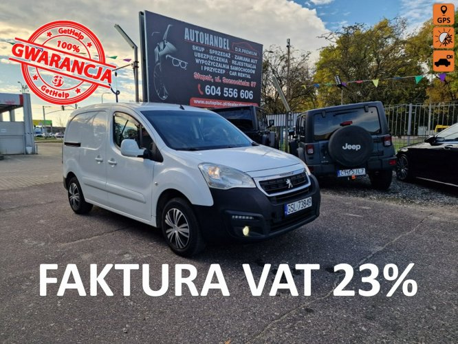 Peugeot Partner 1.6 HDI 100 KM, Kamera Cofania, Bluetooth, Klimatyzacja, Faktura VAT