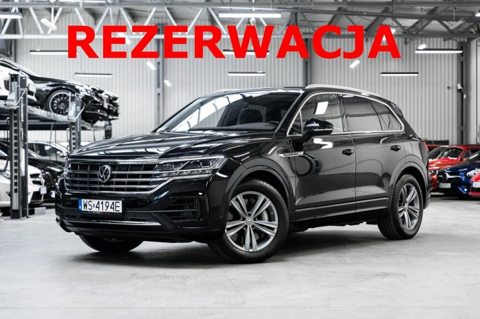 Volkswagen Touareg 4.0 V8 TDI R-Line. Znikomy przebieg. Gwarancja. Masaże. Hak. III (2018-)