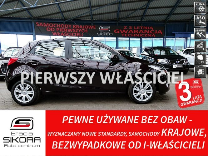 Mazda 2 I-WŁAŚCICIEL od nowości 3Lata GWARANCJA Kraj Bezwypad Serwisowany ASO II (2007-2014)