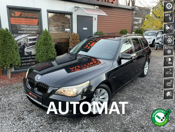 BMW 520 4x Podgrzewane Fotele, Klima, Navi, Tempomat, Logic 7, Czujniki, USB E60 (2003-2010)