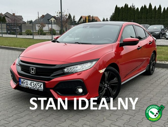 Honda Civic SPORT*PLUS*NAVI*Kamera*Cofania*LEDY*Grzane*Fotele*Serwis*ASO X (2017-2021)