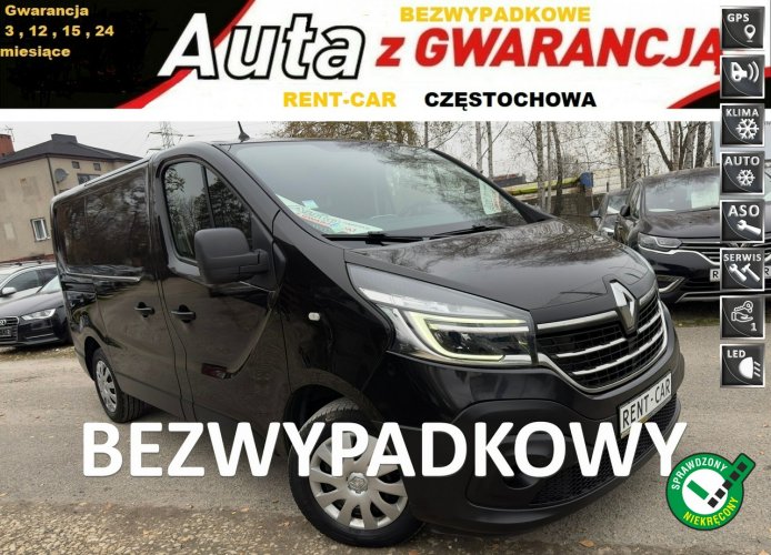 Renault Trafic 2.0D*120PS*3-Osoby Ciężarowy*Bezwypadkowy Nawigacja GWARANCJA24M