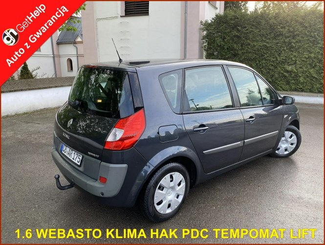 Renault Scenic 2008 1.6 Klima 6 Biegów LIFT Pdc Hak WEBASTO Serwis TUV ZAREJESTROWANY II (2003-2009)