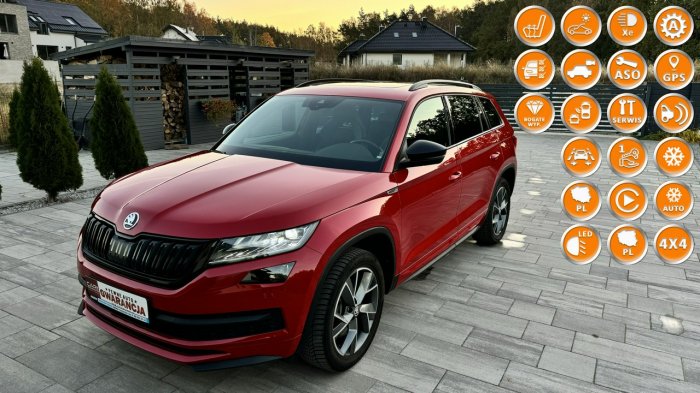 Škoda Kodiaq 2.0tsi 4x4 Sport -line indywidual 1wl.full serwis salon PL zamiana gwa I (2016-2024)