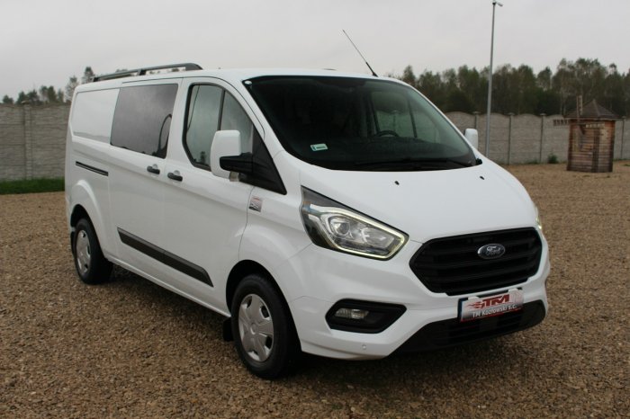 Ford Transit Custom 6-osob. L2H1 Doka_Brygadowy 2.0/130KM *GWARANCJA*