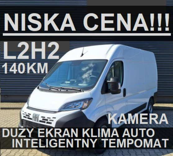 Fiat Ducato L2H2 140KM Super Niska Cena Dostępny od ręki Kamera Duży Ekran 1568zł