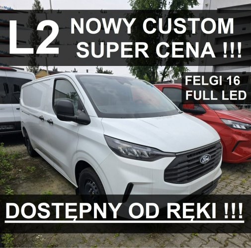 Ford Transit Custom L2 Nowy Ford Custom 136KM L2  Dostępny od ręki Super Cena 1676zł