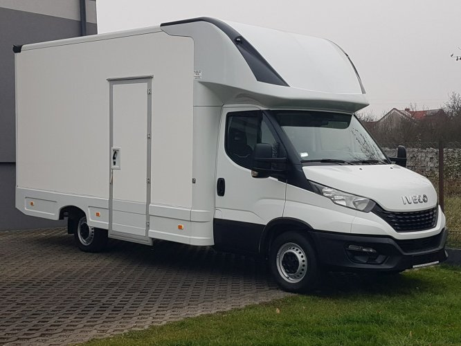 Iveco Daily KONTENER NISKOPODŁOGOWY 4,43x2,23x2,42 SKLEP FOODTRUCK KAMPER KLIMA