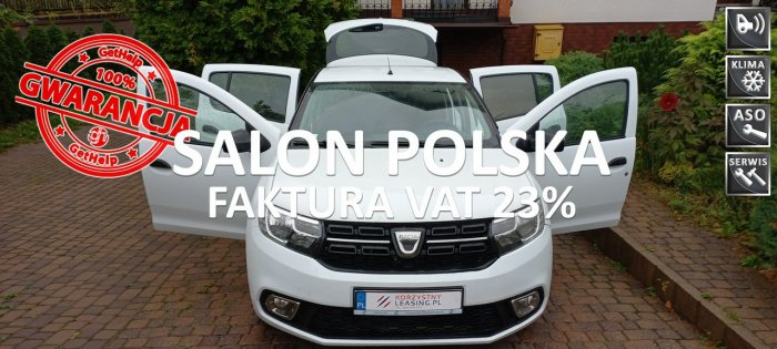 Dacia Sandero 1.0 TCE LPG Salon Polska F.VAT23% Instalacja Gazowa 19900 netto III (2020-)