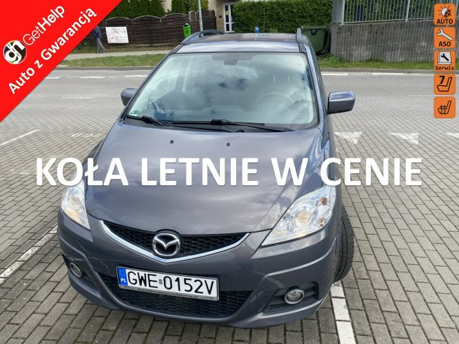 Mazda 5 Benzyna, klimatronik, 7 miejsc, dobra cena, drugie koła alufelgi I (2005-2010)