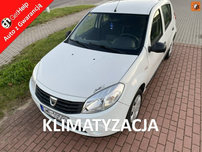 Dacia Sandero Benzyna, niski przebieg, klimatyzacja, centr. zamek, isofix, 2 kpl.kół I (2008-2012)