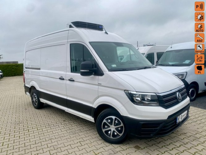 Volkswagen Crafter SALON PL / CARRIER CHŁODNIA MROŻNIA / PRĄD 220V /129 tys.km/GWARANCJA