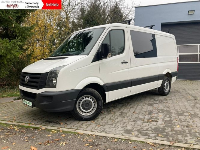 Volkswagen Crafter 2.0 140KM*2016*7 osobowy*Brygadówka*L2H1*3.5t na haku