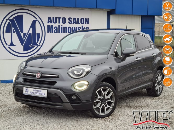 Fiat 500x Automat Szyberdach Skóra Grzane Fotele Navi Kamera 2xPDC Wolne Ręce