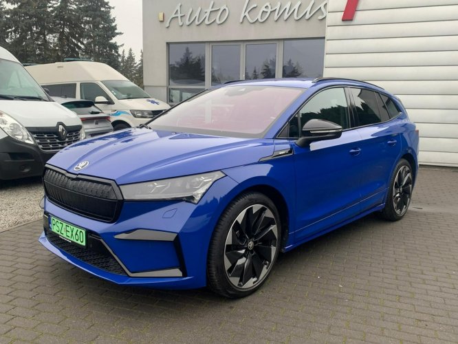 Škoda Enyaq Sport Line Grzane fotele CarPlay Zarejestrowany