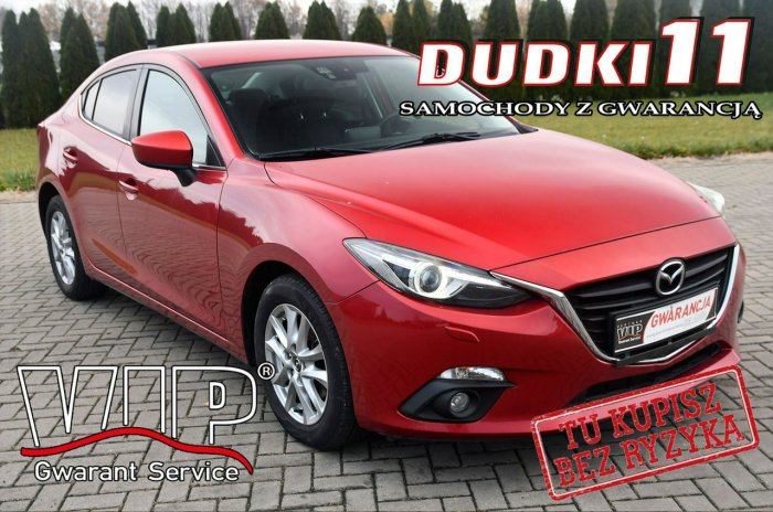 Mazda 3 1,5benz DUDKI11 Navi,Klimatr 2 str.El.szyby.Centralka,Parktronic.Xenon III (2013-)