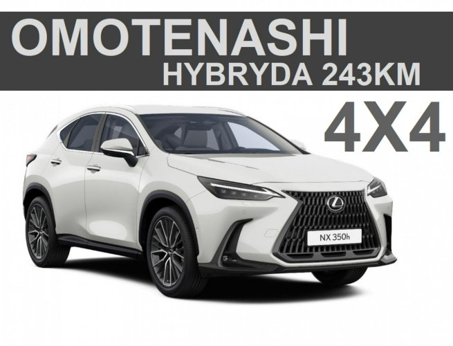 Lexus NX Nowy NX 4x4 Hybryda 350h Omotenashi Kamera 360 st. 3386 zł II (2021-)